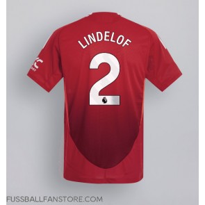 Manchester United Victor Lindelof #2 Replik Heimtrikot 2024-25 Kurzarm